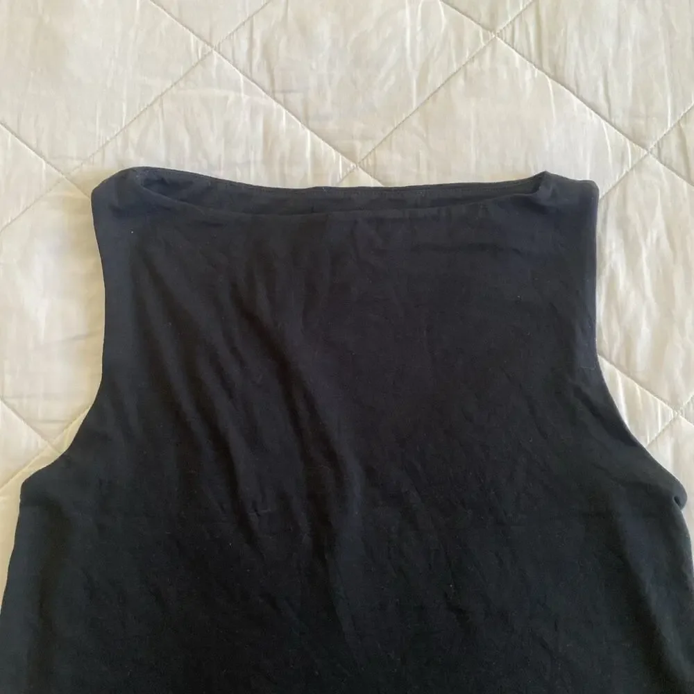 NEW W/O TAG A New Day Womens SIZE M Bodysuit Black medium - Picture 2 of 7